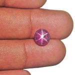 4.77-Carat Silvery Purplish Pink Star Sapphire from Sri Lanka