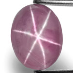 6.20-Carat Soft Pinkish Violet Star Sapphire from Sri Lanka