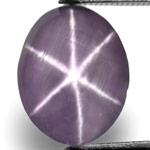 5.30-Carat Sri Lankan Star Sapphire with Super Sharp 6-Ray Star