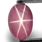 3.33-Carat Baby Pink Star Sapphire from Sri Lanka (Sharp Star)