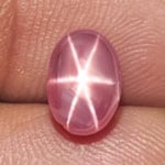 3.33-Carat Baby Pink Star Sapphire from Sri Lanka (Sharp Star)