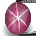 2.90-Carat Ceylon Pink Star Sapphire with Super Sharp 6-Ray Star