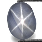 4.01-Carat Bluish Grey Star Sapphire from Sri Lanka (Unheated)