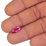 2.18-Carat Rich Pink Marquise-Cut Rubellite Tourmaline