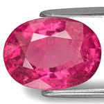 5.09-Carat Intense Pink Oval-Cut Rubellite Tourmaline (AIGS)