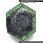 8.18-Carat Natural & Untreated Colombian Trapiche Emerald