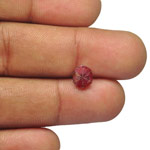 1.68-Carat Natural & Untreated Trapiche Ruby from Mogok, Burma