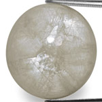 27.20-Carat Large Greyish White Trapiche Sapphire from Burma