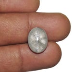 10.43-Carat Unheated Grey Trapiche Sapphire from Burma