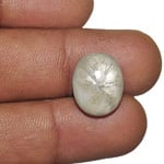 11.73-Carat Oval Cabochon-Cut Trapiche Sapphire from Burma