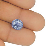 6.59-Carat Unheated Lustrous Blue Oval-Cut Sri Lankan Sapphire