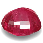 7.04-Carat Unheated Velvety Pinkish Red Cushion-Cut Burmese Ruby