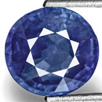 3.31-Carat IGI-Certified Unheated Intense Blue Burmese Sapphire