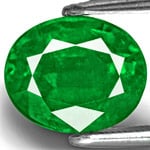 3.49-Carat Rich Velvety Royal Green Emerald from Zambia