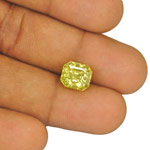 6.12-Carat GIA-Certified Unheated Bright Yellow Ceylon Sapphire