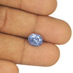 5.00-Carat Unheated Eye-Clean Intense Blue Sapphire (GIA)