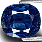 3.47-Carat IGI-Certified Deep Blue UH Kashmir-Origin Sapphire