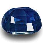 3.47-Carat IGI-Certified Deep Blue UH Kashmir-Origin Sapphire