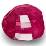 2.68-Carat Unheated Vivid Pinkish Red Cushion-Cut Burmese Ruby