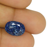 13.54-Carat Unheated Royal Blue Sapphire from Sri Lanka (GRS)