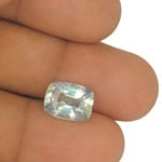 5.92-Carat Unique Cushion-Cut Kashmir-Origin Sapphire (GIA)