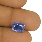 4.18-Carat Attractive Velvety Blue Kashmir-Origin Sapphire (GIA)