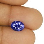 4.12-Carat Unheated Rich Cornflower Blue Sapphire from Sri Lanka