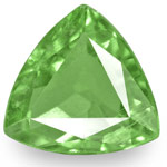 0.49-Carat Trilliant-Cut Tsavorite Garnet from Tsavo Mines