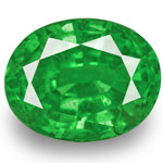 1.03-Carat Oval-Cut Intense Green Tsavorite Garnet from Kenya