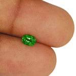 0.49-Carat Rare Eye-Clean Chrome Green Tsavorite Garnet