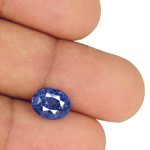 3.53-Carat Unheated Lively Cornflower Blue Ceylon Sapphire (GIA)