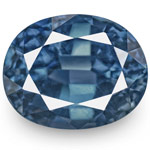 2.20-Carat Unheated VS-Clarity Oval-Cut Intense Blue Sapphire