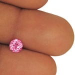 0.60-Carat Round-Cut Lively Pink Spinel from Mahenge, Tanzania