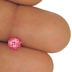 0.71-Carat Lovely Eye-Clean Vivid Pink Round-Cut Mahenge Spinel