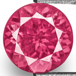 0.84-Carat VVS-Clarity Bright Pink Round-Cut Mahenge Spinel