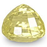 8.58-Carat Unheated Eye-Clean Lustrous Yellow Sapphire (GIA)