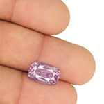 5.29-Carat Unheated Eye-Clean Lustrous Pinkish Purple Sapphire