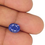 5.80-Carat GRS-Certified Unheated Cornflower Blue Burma Sapphire