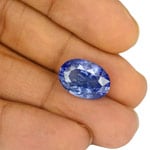 14.85-Carat AIGS-Certified Unheated Intense Blue Ceylon Sapphire