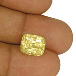 7.63-Carat GIA-Certified Unheated Yellow Sapphire from Sri Lanka