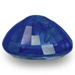 8.43-Carat Unheated Velvety Cornflower Blue Oval Sapphire (GIA)