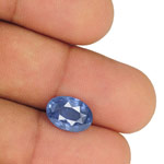 4.34-Carat IGI-Certified Unheated Deep Blue Sapphire from Burma