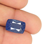 14.35-Carat Unheated Velvety Deep Blue Sapphire (GIA-Certified)