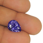 8.72-Carat Eye-Clean Lustrous Violetish Blue Sapphire (GIA)