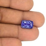 7.24-Carat GIA-Certified Unheated Cushion-Cut Ceylonese Sapphire