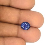 3.56-Carat GRS-Certified Unheated Oval-Cut Sri Lankan Sapphire