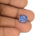 8.09-Carat Marvelous Unheated Velvety Blue Ceylon Sapphire (GIA)