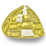 6.36-Carat Unheated Lustrous Intense Yellow Sapphire (GIA)