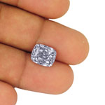 6.28-Carat GIA-Certified Unheated Pastel Bluish Violet Sapphire