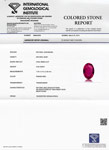 0.84-Carat Unheated VS-Clarity Deep Pinkish Red Ruby (IGI)